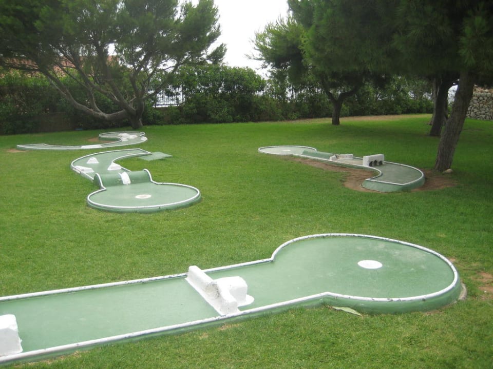 Minigolfanlage blau punta reina