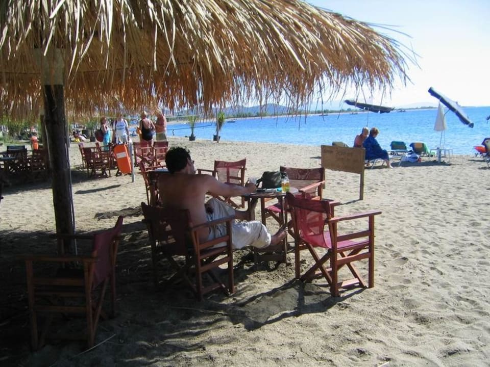 Neben dem Hotelstrand... Philoxenia Hotel