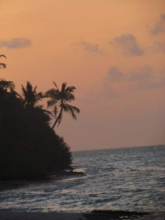 Sonnenuntergang Kuramathi Maldives