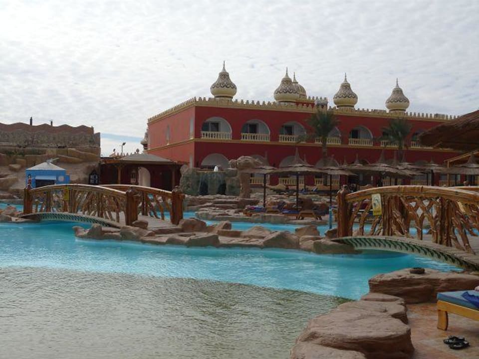 Hauptpool Pickalbatros Alf Leila Wa Leila Resort - Neverland Hurghada