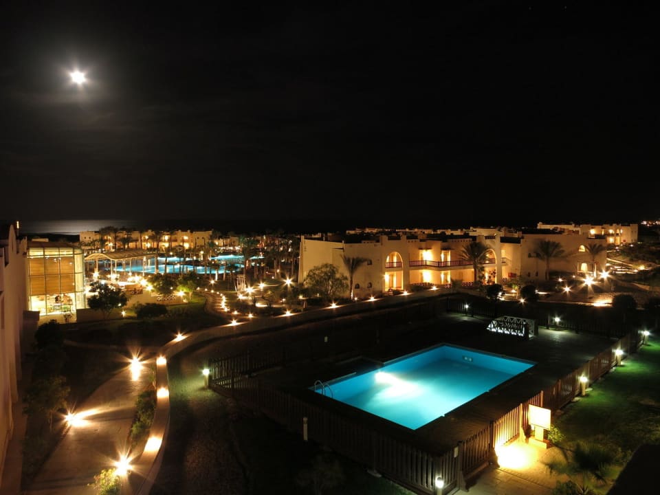 Blick auf die Anlage vom 2. Stock aus Hilton Marsa Alam Nubian Resort
