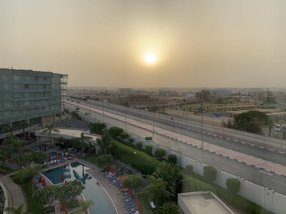 Ausblick Hotel Le Méridien Cairo Airport