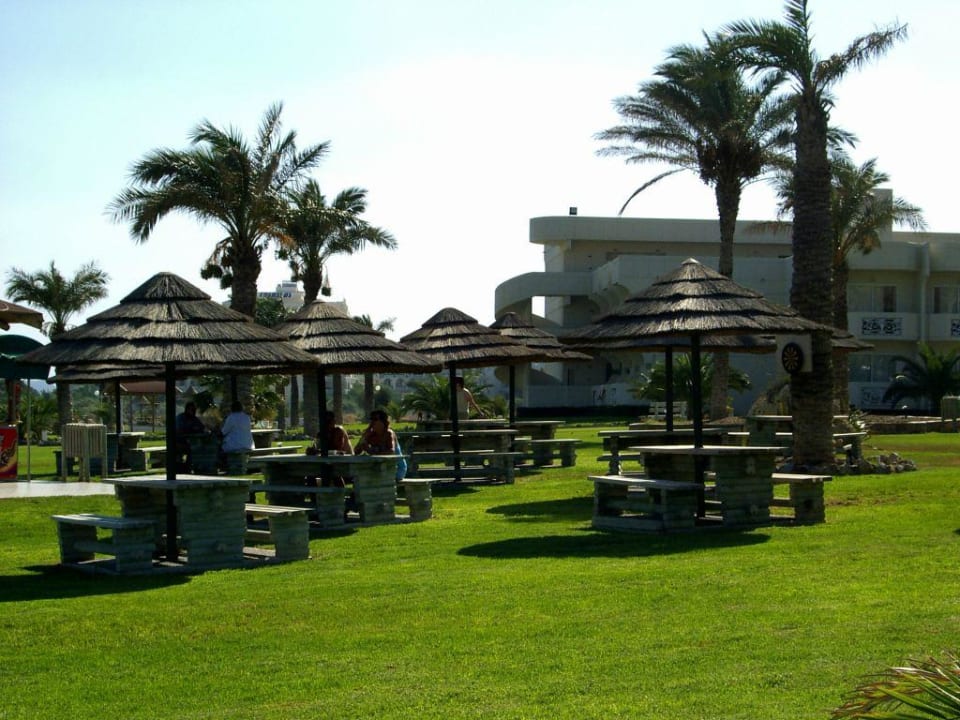 Garten zwischen Pool und Strand Rodos Palladium Leisure & Wellness