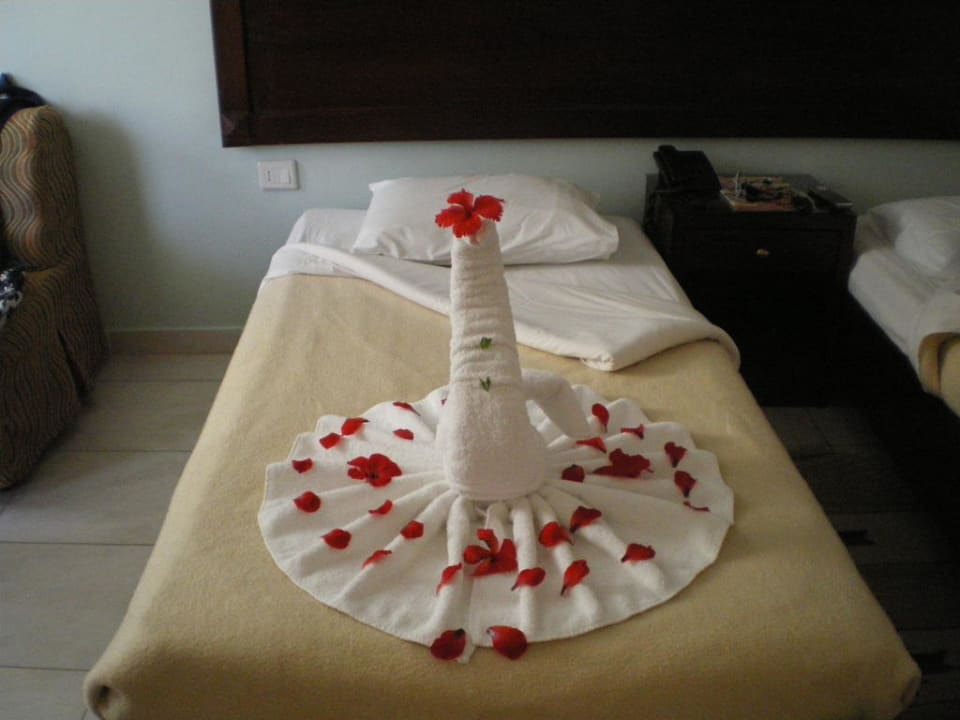 Schwan aus Handtüchern Golden Beach Resort
