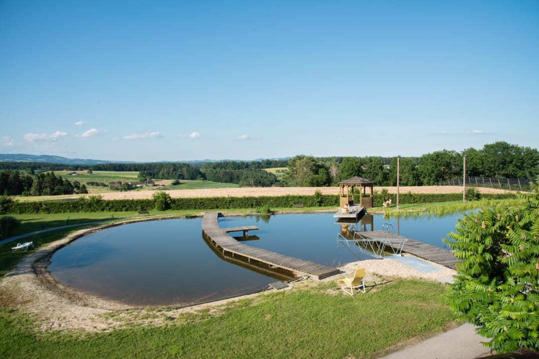 Gartenanlage Gasthof Pension Badesee Park Sonnenfeld
