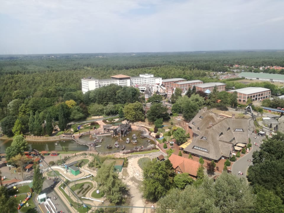 Ausblick Heide Park Abenteuerhotel