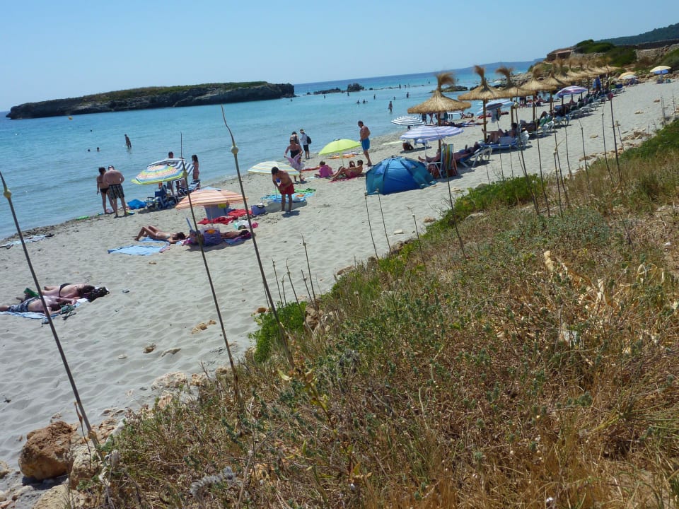 Strand am Hotel ca 400m Aparthotel HG Jardin de Menorca