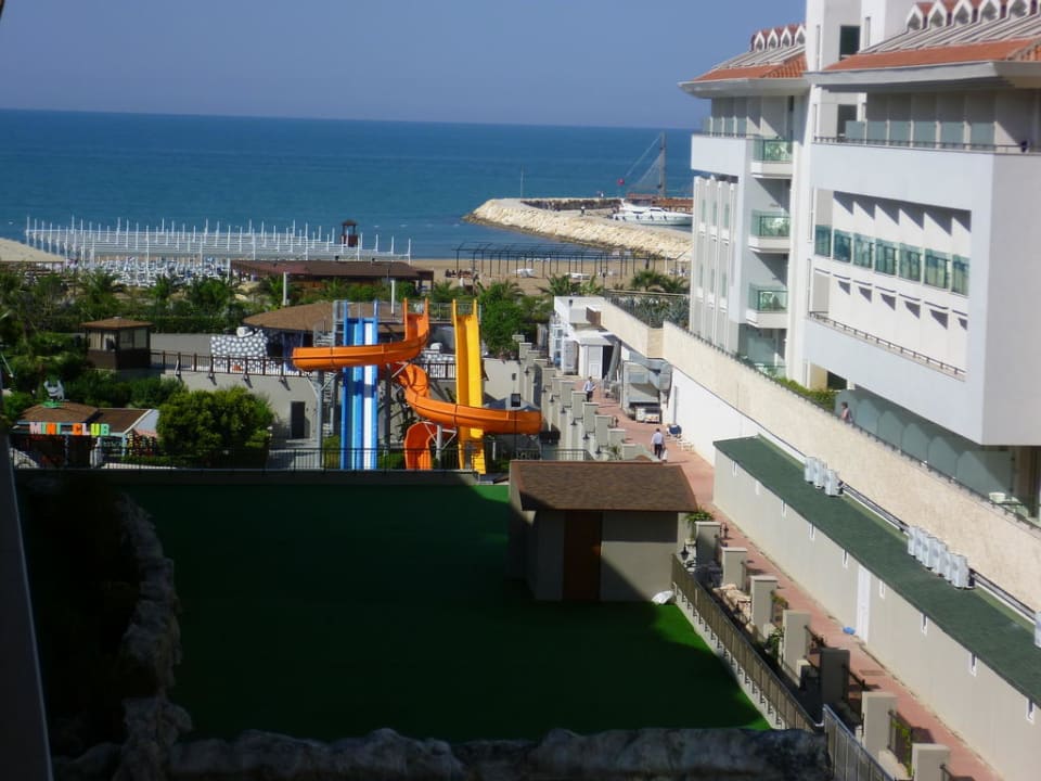 Blick vom Balkon Aydinbey Kings Palace & Spa