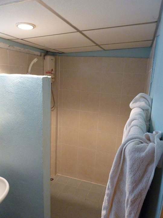 Dusche hinten Hotel Siam Garden Village