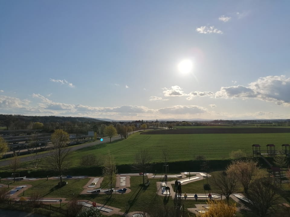 Ausblick All In Red Thermenhotel