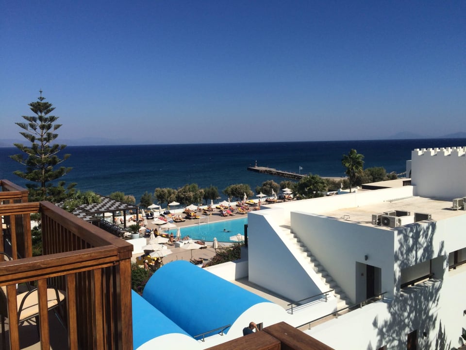 Ausblick aus unserem Zimmer TUI BLUE Oceanis Beach and Spa Resort