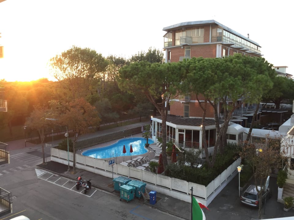 Aussicht vom Balkon Hotel Byron Bellavista