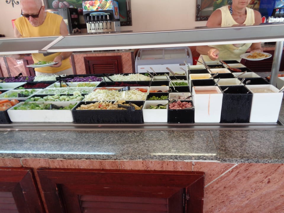 Büffet mittags  Hotel Riu Palace Punta Cana