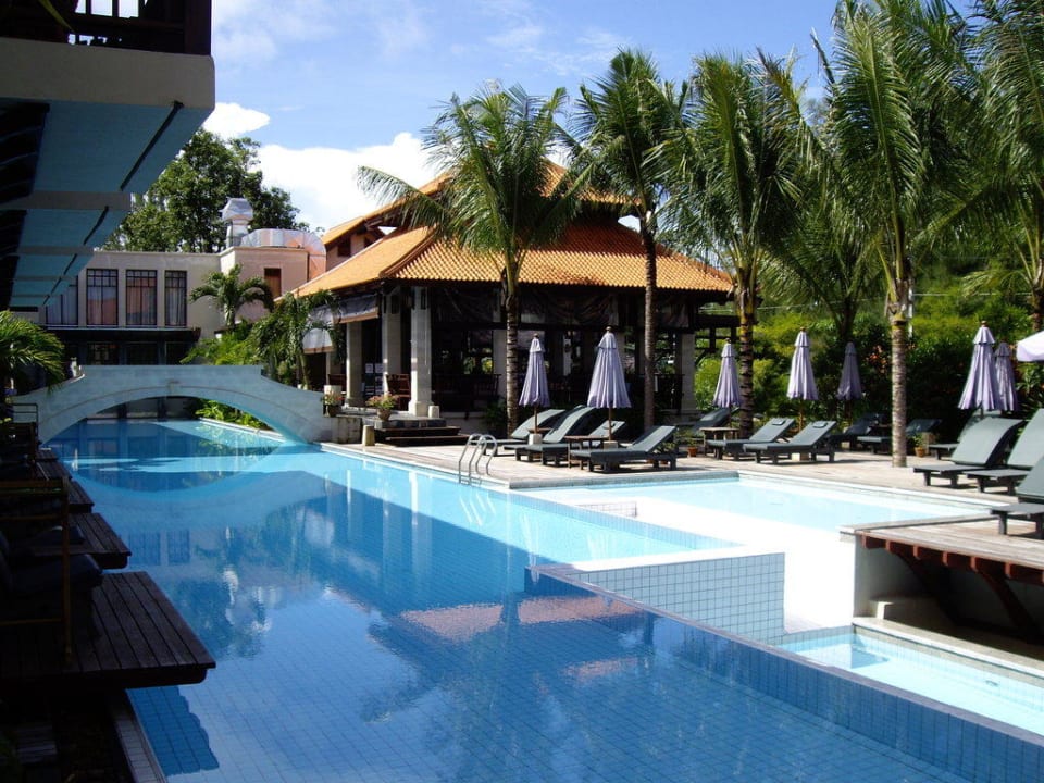 Pool und Rezeption  Khaolak Oriental Resort - Adults only