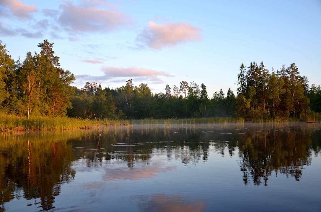 Sonnenuntergang Ferienhaus Elsemåla 1