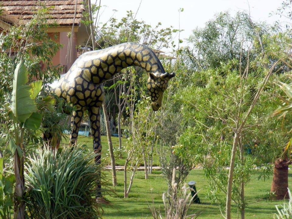 Eines der Jungletiere Pickalbatros Jungle Aqua Park Resort - Neverland Hurghada