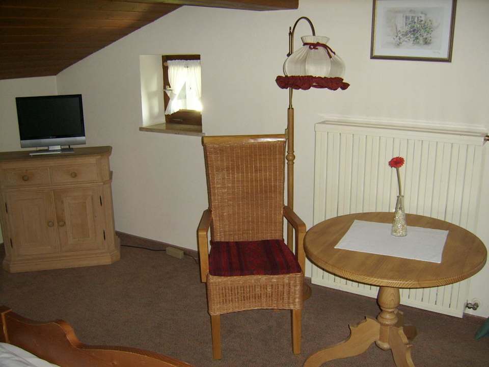 Sitzecke Komfort-Doppelzimmer Hotel Zum Postillion