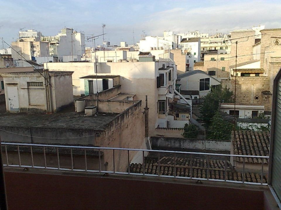 Ausblick vom Balkon 4. Stock Hotel Abelux