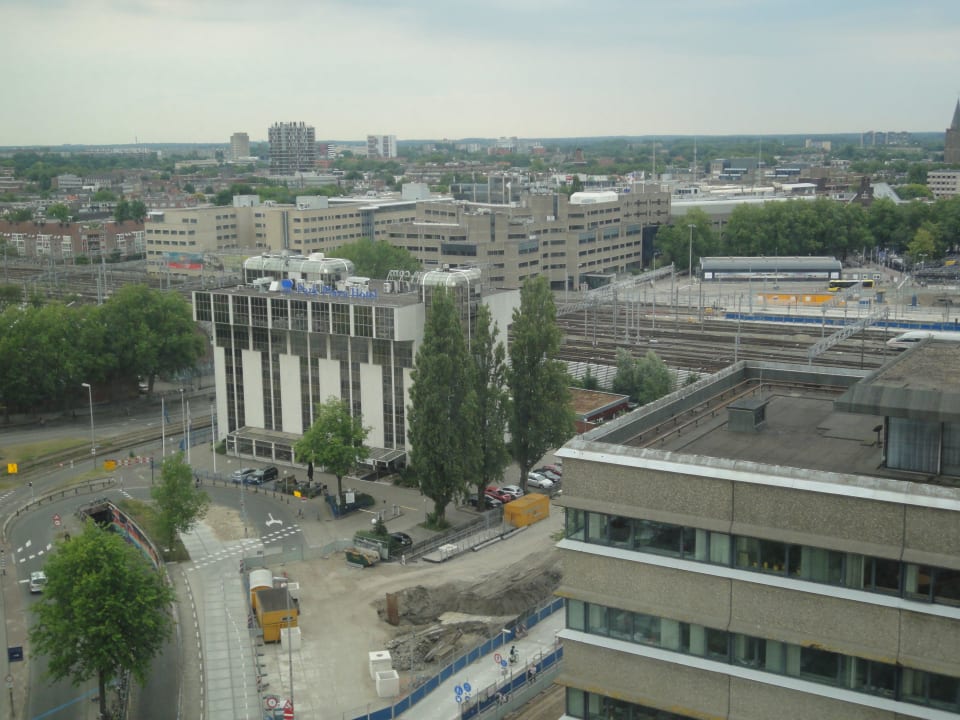Unser Blick Richtung City NH Utrecht