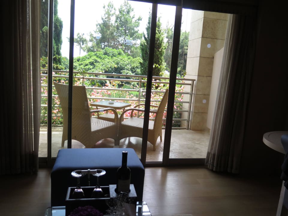 Blick Richtung Balkon Gloria Serenity Resort