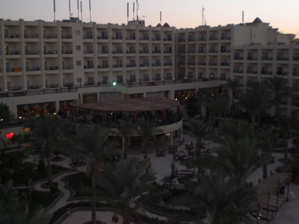 Aussicht vom Balkon Le Jardin Aqua Park Resort