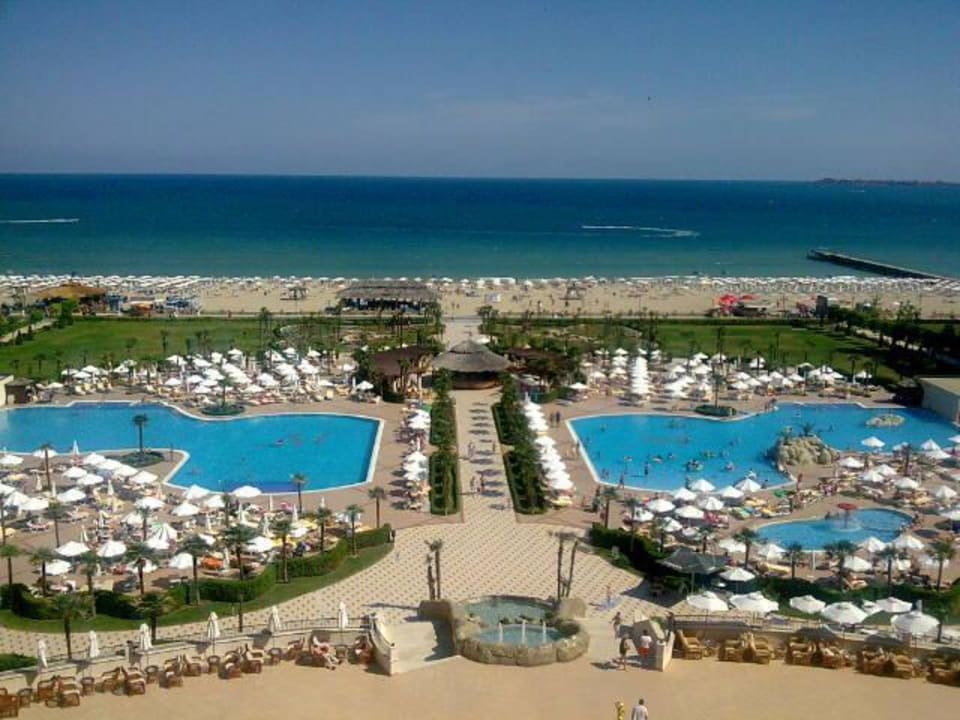Blick vom Zimmer Balkon  DIT Majestic Beach Resort
