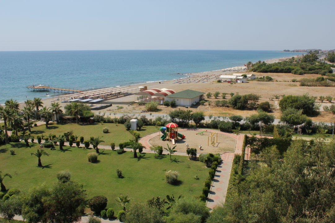 Ausblick vom 6.Stock Club Turtas Beach Hotel