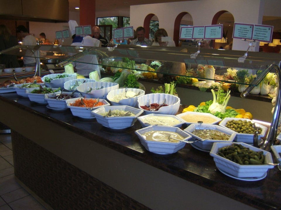 Teil des Büffet Hotel Costa Calero
