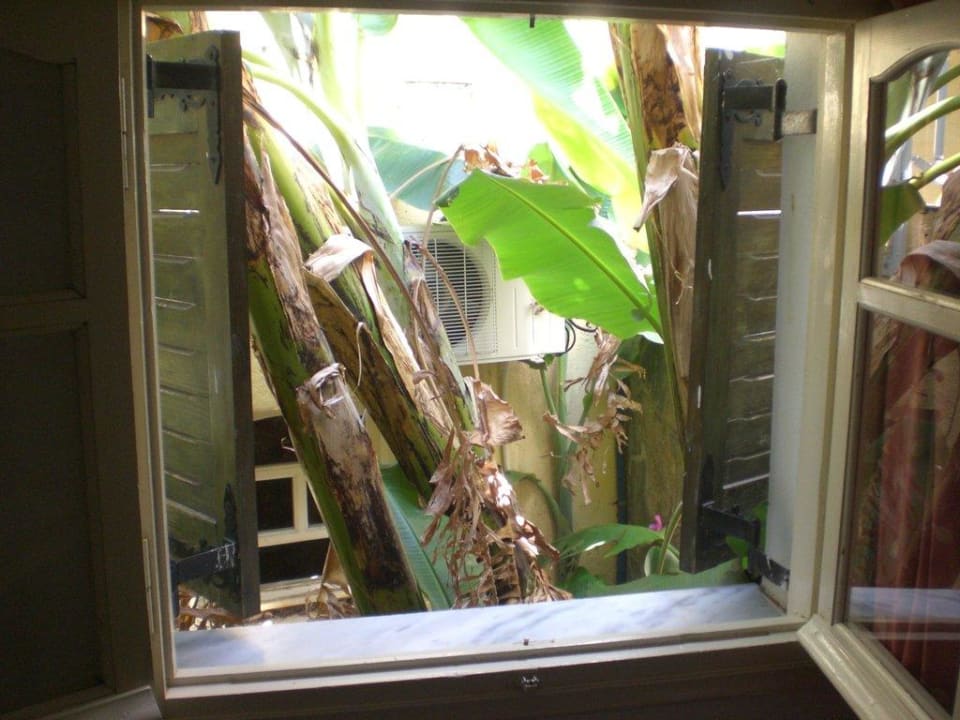 Ausblick auf die Klimaanlage Ormos Atalia Village