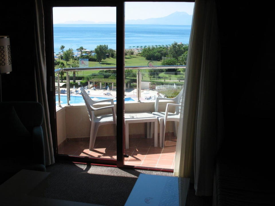 Aus dem vierten Stock Kaya Belek Hotel