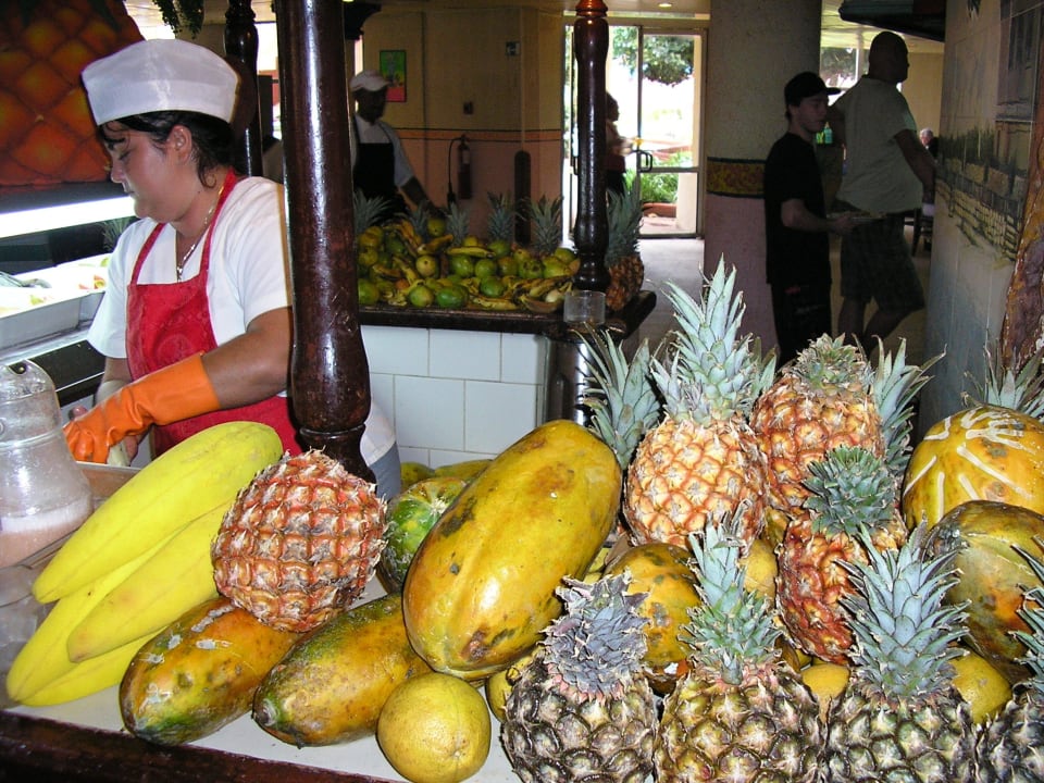 Čerstvé ovocné nápoje Hotel Brisas del Caribe