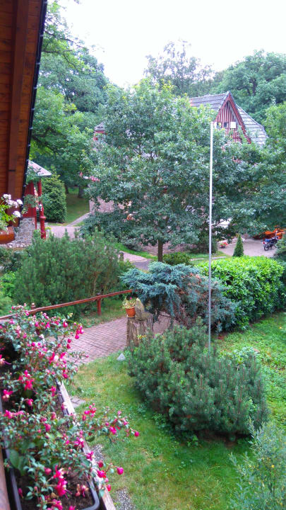 Blick vom Balkon Naturtraum Georgshöhe