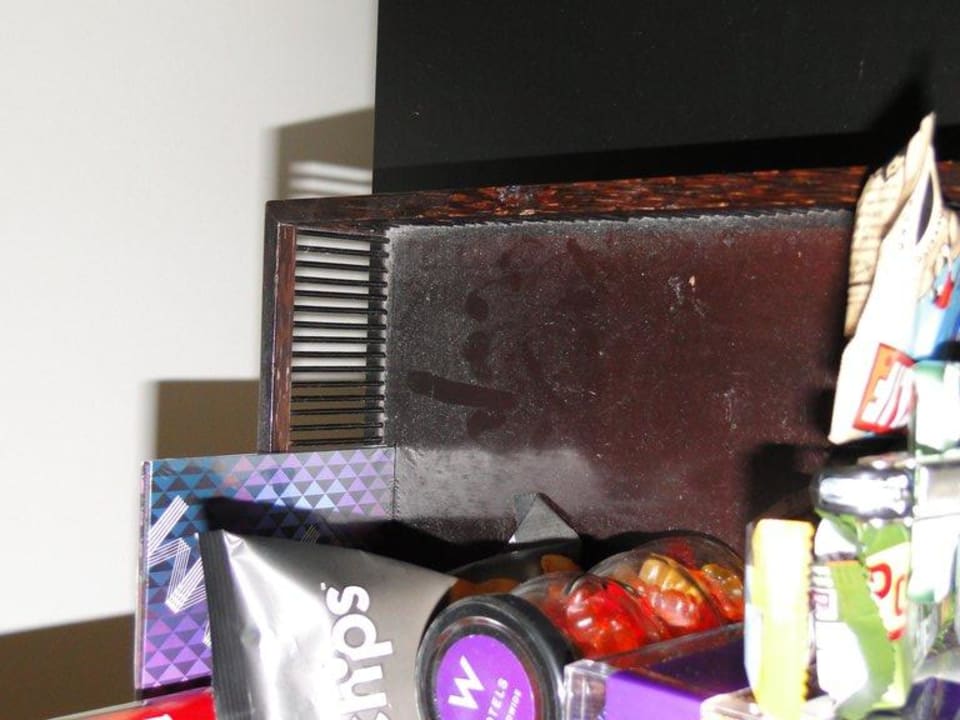 Staubiges Tablett mit Snacks Hotel Le Méridien New Orleans