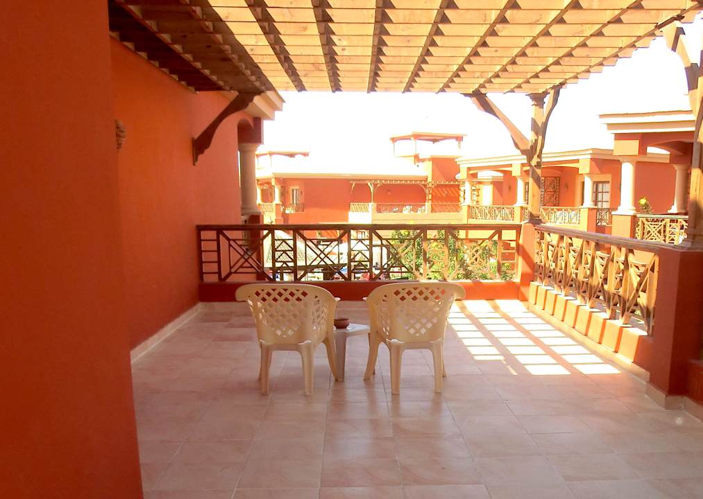 Балкон номера № 500 Pickalbatros Alf Leila Wa Leila Resort - Neverland Hurghada