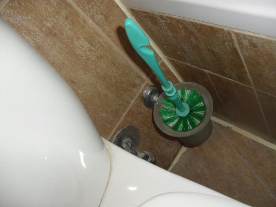 Alte, eklige, braune Toilettenbürste Shams Safaga Resort
