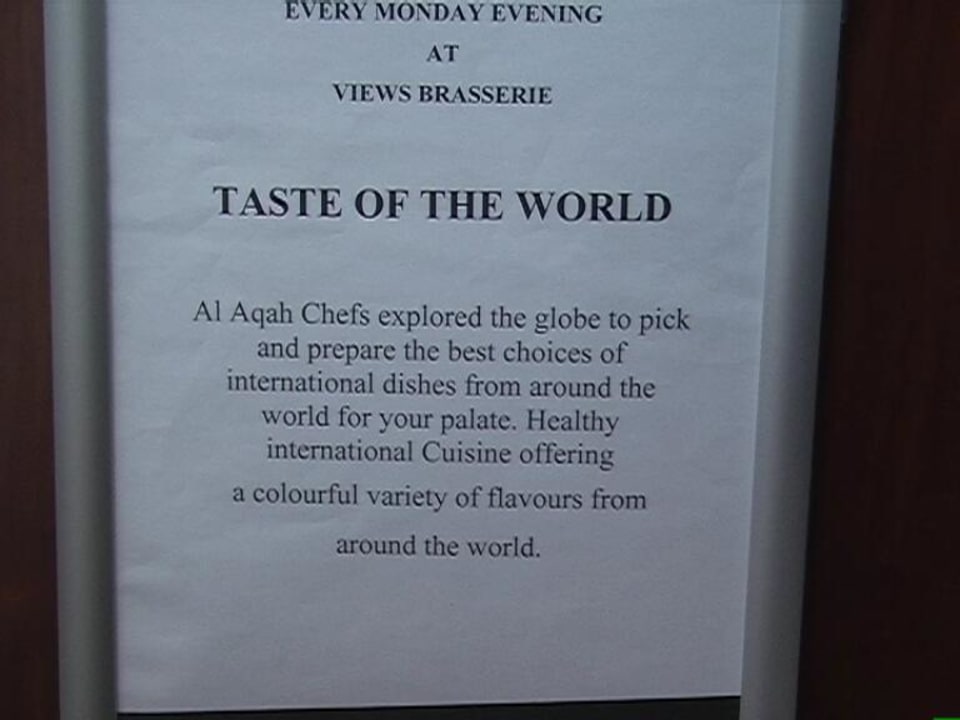 Themenabend Hotel Le Meridien Al Aqah Beach Resort