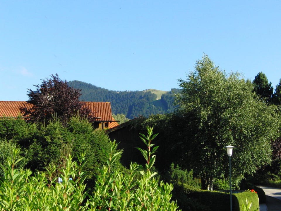 Blick aufs Hörnle Bad Kohlgrub Biancas Landhotel