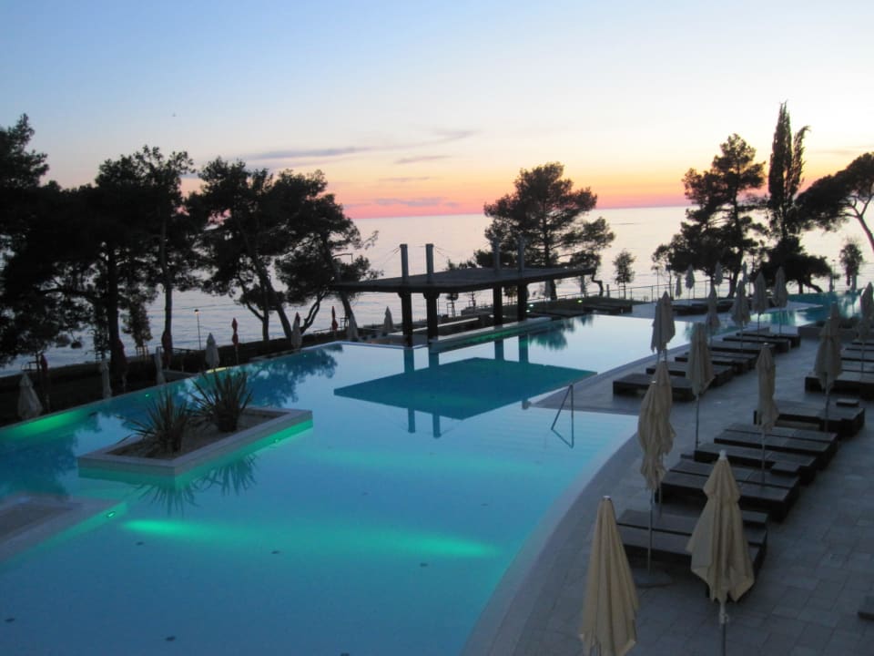 Sonnenuntergang Hotel Parentium Plava Laguna