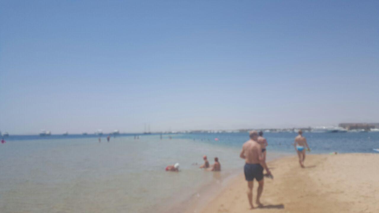 Sandbank, fast das beste an dem Hotel Siva Grand Beach