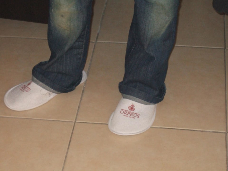 Hausschuhe Hotel Orfeus Park