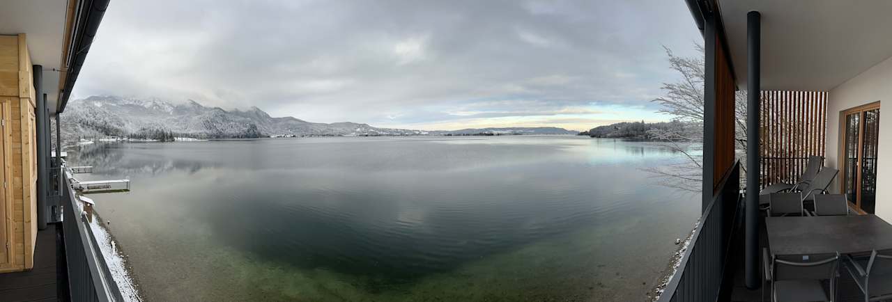 Ausblick Seehaus am Kochelsee