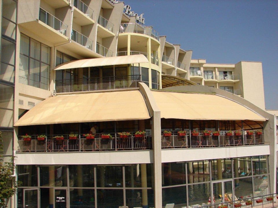Blick vom Balkon Park Hotel Golden Beach