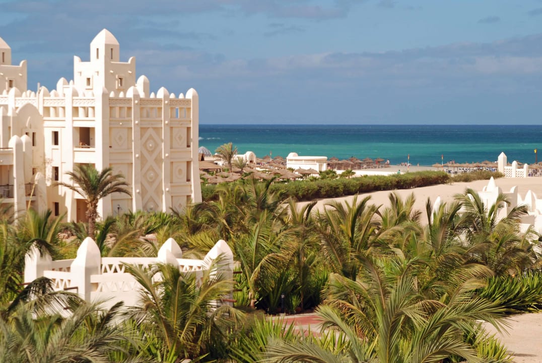 Blick von unserem Balkon Hotel Riu Karamboa