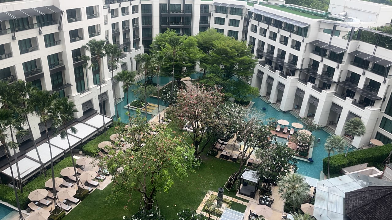 Ausblick Siam Kempinski Hotel Bangkok