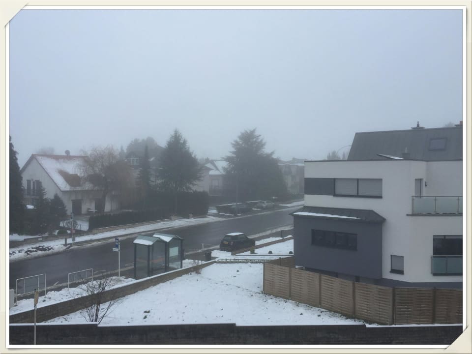 Schnee in bascharage Hotel Brasserie Beierhaascht