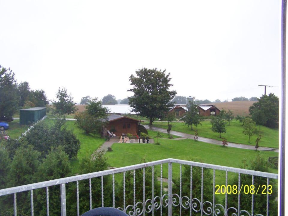Ausblick vom Zimmer auf die Anlage Ferienanlage Wandhoff/Gut Bundhorst