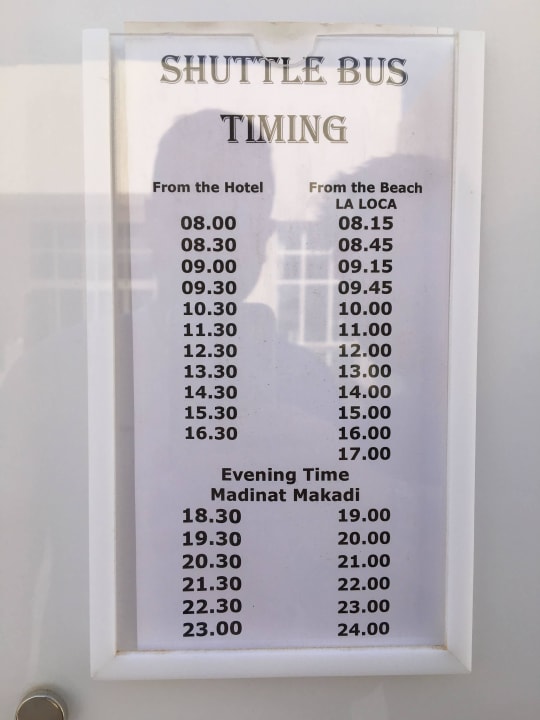 Shuttle-Bus-Fahrplan Jaz Aquaviva