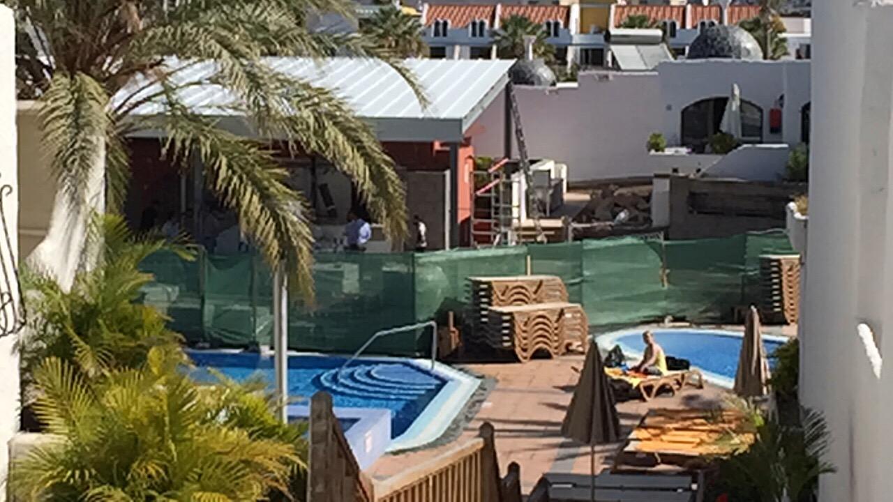 Hauptpool Baustelle HD Parque Cristobal Tenerife