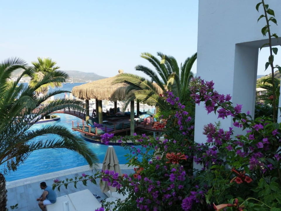 Ausblik von der Terrasse  Salmakis Resort & Spa
