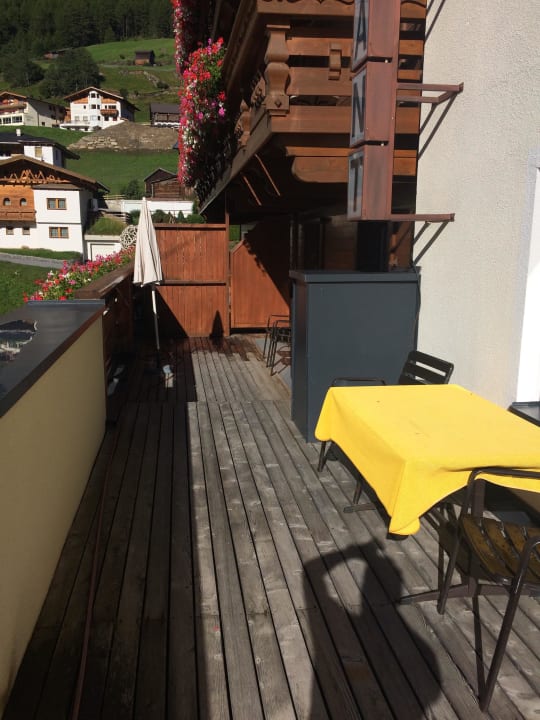 Terrasse von Vitalsuite Alpengasthof Grüner